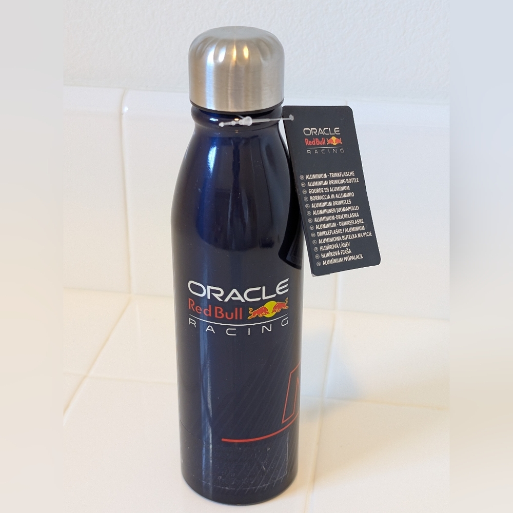 Max Verstappen/Red Bull Racing aluminum water bottle - NWT